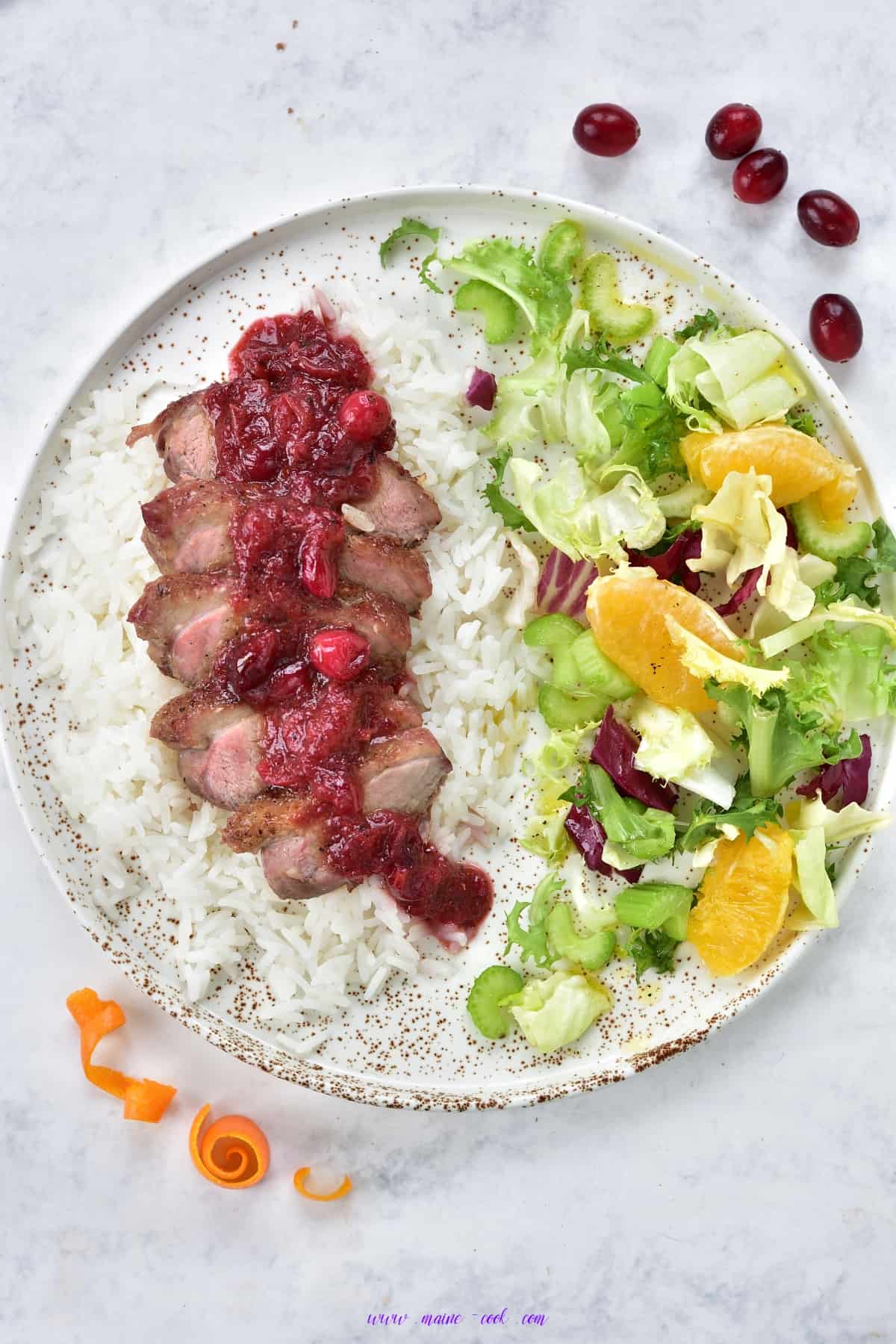 Pierś kaczki z sosem żurawinowopomarańczowym Everyday Delicious