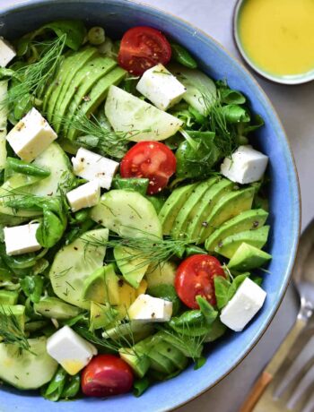 cucumber avocado tomato salad