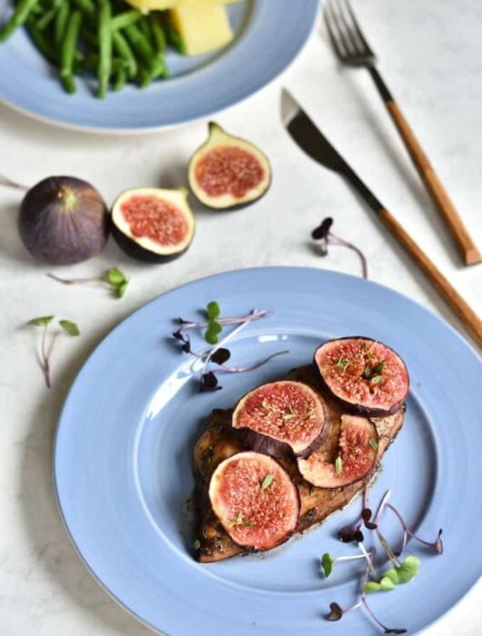 Balsamic chicken with figs Kurczak w sosie balsamicznym z figami