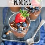 healthy chocolate pudding pin