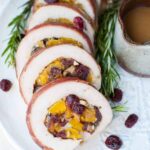 close up photo of turkey roulade