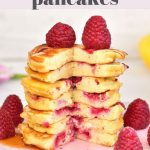 lemon ricotta pancakes pin