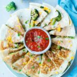 broccoli quesadilla