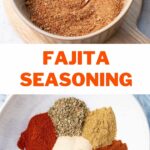 Fajita seasoning pinnable image.