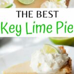 Key lime pie pinnable image.