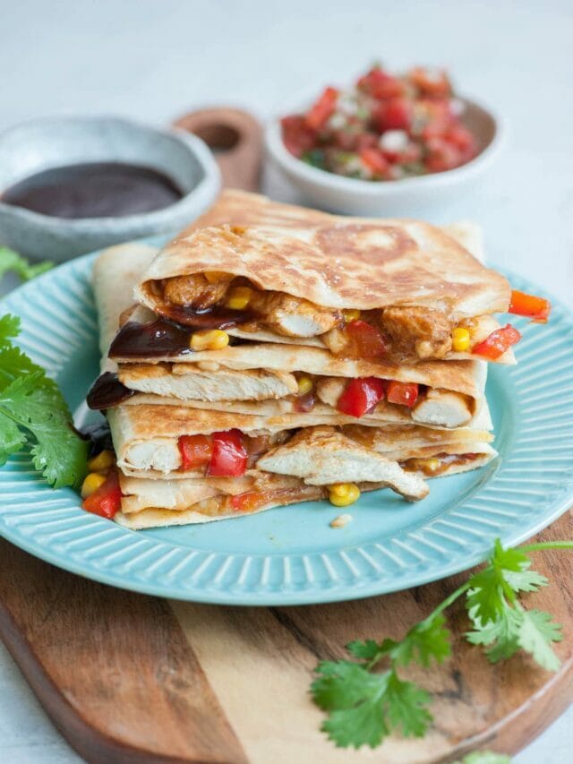 BBQ Chicken Quesadillas