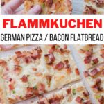 Flammkuchen pinnable image.