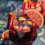 Halloween sangria pinnable image.