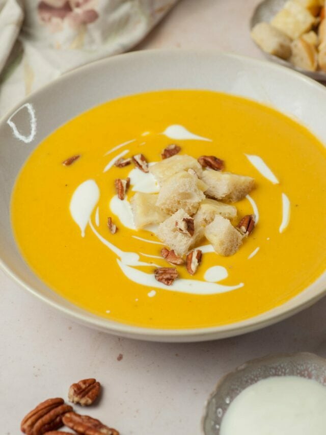 Butternut Squash Soup with Coconut Milk