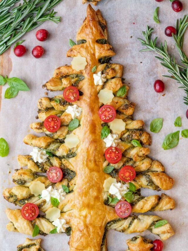 Puff Pastry Christmas Tree