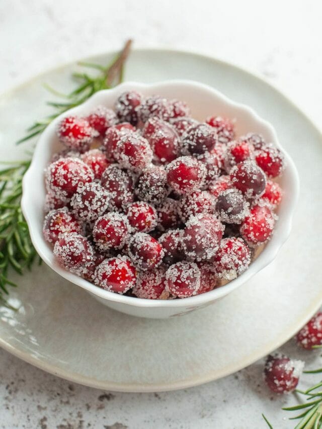 Sugared Cranberries