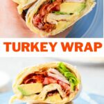 Turkey wrap pinnable image.