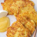 German potato pancakes pinnable image.