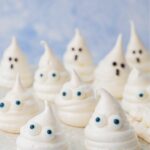 Meringue ghosts pinnable image.