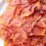 Crispy Prosciutto pinnable image.