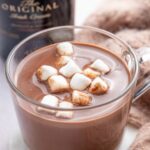 Baileys hot chocolate pinnable image.