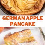 German apple pancake pinnable image.